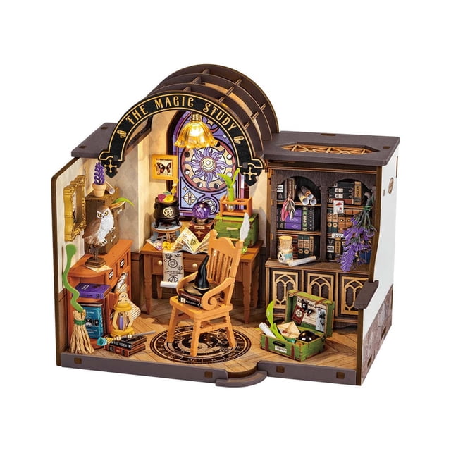 Kit de Maison Miniature DIY The Magic Study Rolife DG166