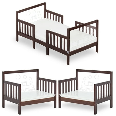 UPC: 0811048039231 | Dream On Me Polar Express Toddler Bed in Espresso
