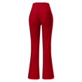 thumbnail image 5 of KDFJPTH Women's Bootleg Yoga Pants Crossover High Waisted Wide Leg Workout Flare Pants Bootcut Work Pants Dress Pants, 5 of 6