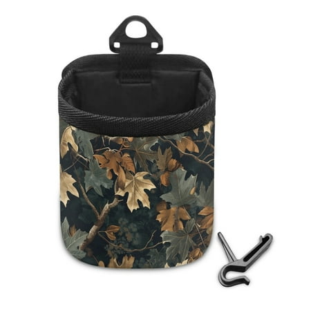Yuyamidu Camouflage Hunting Car Air Vent Organizer Wood Car Air Vent Storage Bag Organizer Car Decorative Accessories Coin Case Sunglass Holder for Car