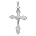 thumbnail image 3 of Auriga Fine Jewelry 14K White Gold Crucifix Cross Pendant for Women (L-67 mm,W-31 mm), 3 of 6