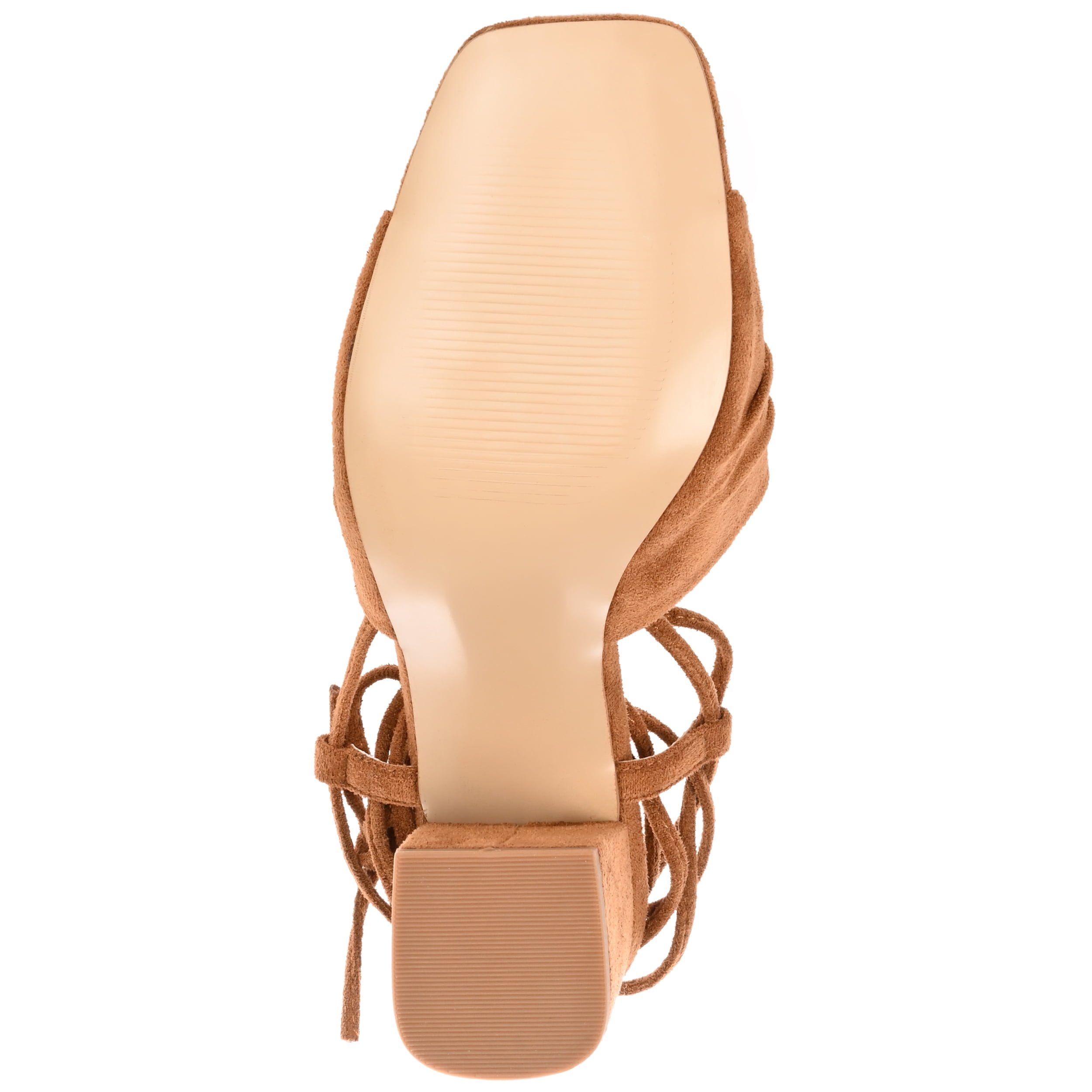 Journee Womens Felisity Open Square Toe Block Heel Dress Sandals