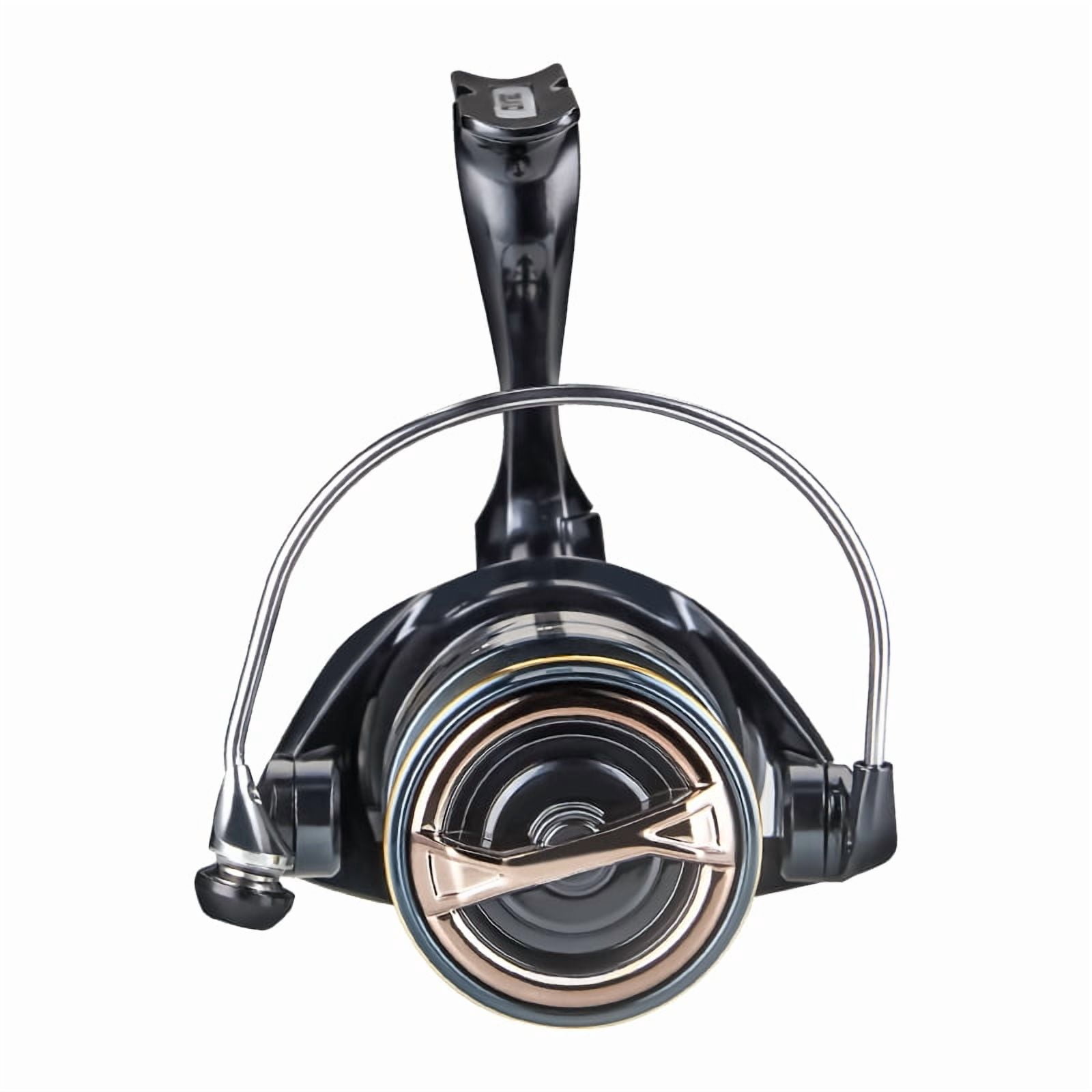 DEUKIO 2024 New Fishing Reel 5.2:1 MAX Drag Power 18lbs Aluminum Spool Fish Alarm Spinning Reel for Saltwater Freshwater