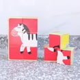 thumbnail image 2 of Juguete Educativo Rompecabezas de Bloque de Animales para Desarrollo de Habilidad de Niñas Sunnimix Rompecabezas de bloques de construcción de animales, 2 of 8