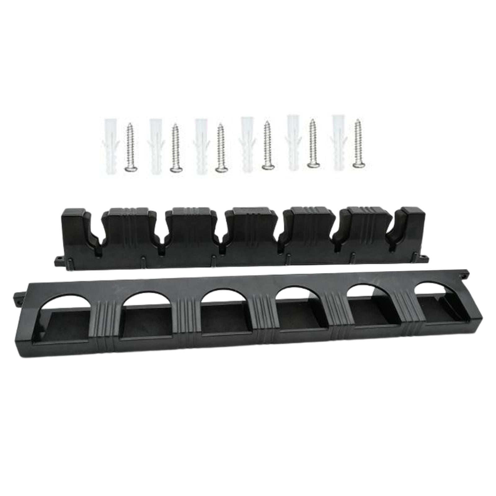 Yunhgft Fishing Rod Holder Wall Mount 6 rods prevent damage Easy to install Professional Black