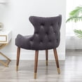 thumbnail image 6 of Contemporary Upholstered Chair | Ideal for Home Office Use | Nickel Nailhead Trim Accentuation | Overcomes Plain Furniture Appearance, 6 of 6