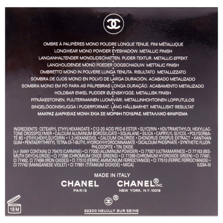 Chanel Ombre Premiere Longwear Powder Eyeshadow - 40 Gris