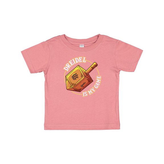 Inktastic Hanukkah Dreidel Game Boys or Girls Baby T-Shirt