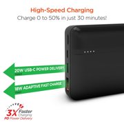 Hypergear 20000mAh 20W PD + USB Power Bank Black (15458-HYP)