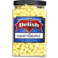 thumbnail image 6 of Yogurt Covered Pineapple Dices by It's Delish, 3 LBS Jumbo Container  Kosher Dairy-Free Jumbo Yogurt Covered Fruit for Vegan Snacking  Dried Diced Pineapple Coated in Yogurt-Flavored Shell Snack..., 6 of 7