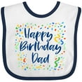 thumbnail image 3 of Inktastic Happy Birthday Dad Boys or Girls Baby Bib, 3 of 4