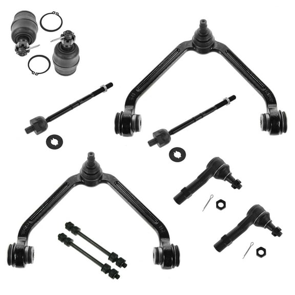 TRQ Control Arm Ball Joint Tie Rod Sway Bar Link Steering Suspension Kit 10pc PSA56487 Fits select: 2001-2005 FORD EXPLORER SPORT TRAC, 2001-2003 FORD EXPLORER
