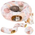 thumbnail image 1 of Cat Tunnel Bed Glitme, tubo para gatos en forma de S y túnel para gatos con forma de rosquilla, 1 of 7