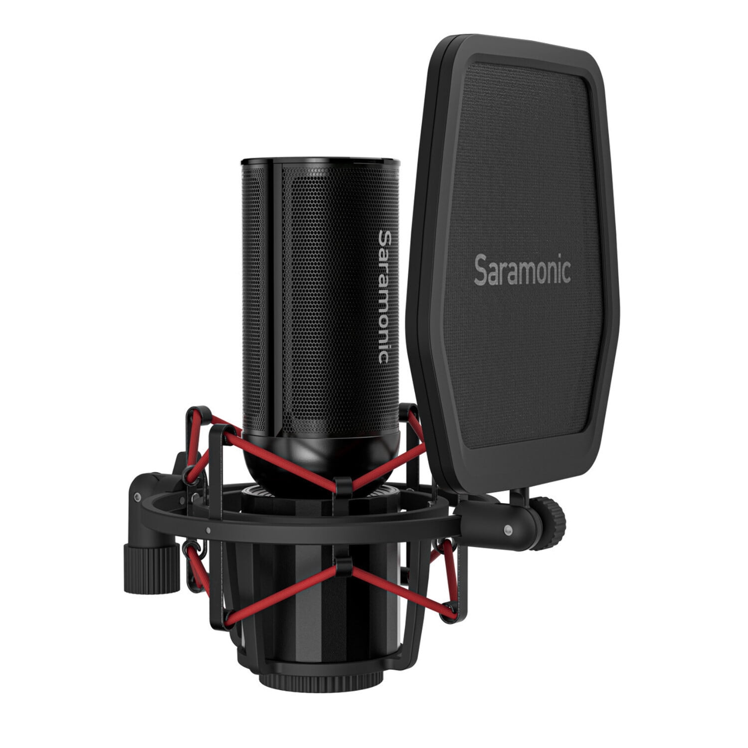 Saramonic SR-BV4 Supercardioid Large-Diaphragm Condenser Microphone with Shock Mount & Pop Filter