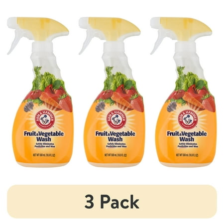 (3 pack) Arm & Hammer Fruit & Vegetable Wash, 500.0 ML