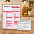 30-Pack Annual Vehicle Inspection Report Forms with FMCSA-Compliant ...