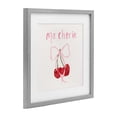 thumbnail image 2 of Stupell Industries Shabby Chic Ma Cherie Ribboned Cherries Gray Framed Print Under Glass, 13 x 13, by Lucille Price, 2 of 8