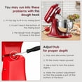 thumbnail image 5 of K45B Stainless Steel Flat Beater For Kitchenaid 4-5 Quart Tilt Head Paddle attachment KitchenAid MixerAttachment, 5 of 7