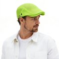 thumbnail image 2 of Minzimin Men's Mesh Cap Breathable Summer Newsboy Hat Adjustable Beret Cabbie Driving  Hats, 2 of 7