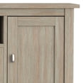 thumbnail image 3 of Simpli Home Warm Shaker 72 inch Wide Solid Wood TV Stand in Distressed Grey For TVs up to 80 inches, 3 of 12