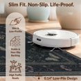thumbnail image 6 of Design&I 8'x10' Washable Area Rug Snag-Free Gothic Wildlife Motif Scroll Border Botanical Frame Vintage Moth Refined for Dining Room, Large Office, Lounge, 6 of 7