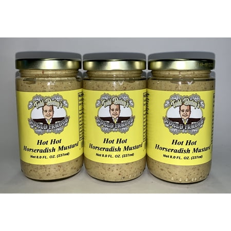 Todd Bosley's World Famous Hot Hot Horseradish Mustard (3 Pack)