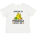 thumbnail image 3 of Inktastic Someone in Pensacola Loves Me Beach Vacation Boys or Girls Baby T-Shirt, 3 of 5
