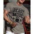 thumbnail image 3 of Gymish Beast Mode Workout Shirt for Men – Gym Lifting T-Shirt, Mens Gym Shirt, Motivational Gym Clothes, Athletic Workout Wear, 3 of 6