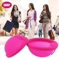 thumbnail image 3 of Disco menstrual Diseño de ajuste plano Mujeres Cuidado de la salud Higiene femenina Copa menstrual de silicona Periodo Colector menstrual Extra-delgado, 3 of 8