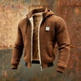 thumbnail image 2 of Fgnfyis Mens Jackets Casual Stylish Hooded Jacket Warm Winter Casual Coat Soft Thermal Lined Outerwear for Fall Season Mens Winter Coats Coffee XXXL, 2 of 3