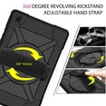 thumbnail image 7 of Galaxy Tab A7 Case 2020,Hybrid Shockproof Rugged Heavy Duty Full-Body Drop Protection Stand Kids Case with Shoulder Strap for Galaxy Tab A7 10.4" 2020 SM-T500/T505/T507,Black, 7 of 7