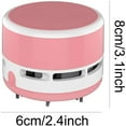 thumbnail image 3 of Mini Crumb Vacuum Cleaner Portable Desktop Sweeper Handheld Cordless Multifunction Cleaning for Home,Office, Cars，Pet Hairs (Pure Blue(no Battery Included)), 3 of 7