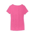 thumbnail image 6 of District Made Ladies Perfect Tri V Neck Tee-4XL (Fuchsia Frost), 6 of 6