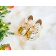 thumbnail image 3 of THEE BRON Mary Jane Flats for Little Kids Toddler Baby Girls Glittery Dress Princess Ballet Shoes-Gold, 3 of 5