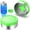 green, variant on 13mm Flip Off Caps Burr-Free Flip Top Caps Aluminum-Plastic Caps Single Tone Flip Top Seals for Glass Vial 100 Pcs