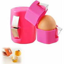 2026 New Egg Cracker Tool for Raw Eggs, Egg Shell Opener,Hard Boiled Egg Peeler Egg Cube Egg Separator Handheld,Eggshell Breaker Egg Shell Cutter Kitchen Gadgets（2Pcs-C)