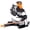 black + orange1, variant on LuckyNote 10-Inch Single Bevel Double Speed Sliding Miter Saw, 48T Blade, 2-Speed 3200/5000 RPM, 3.5"x13" Cutting Capacity Black+Orange