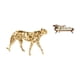 thumbnail image 1 of Escultura De Guepardo Dorado, Sofá En Miniatura, Animal De Mesa, Centro De Mesa, Banco De Madera, Adorno Decorativo Para Oficina, Hogar, Casa De Muñecas, Decoración, 1 of 8