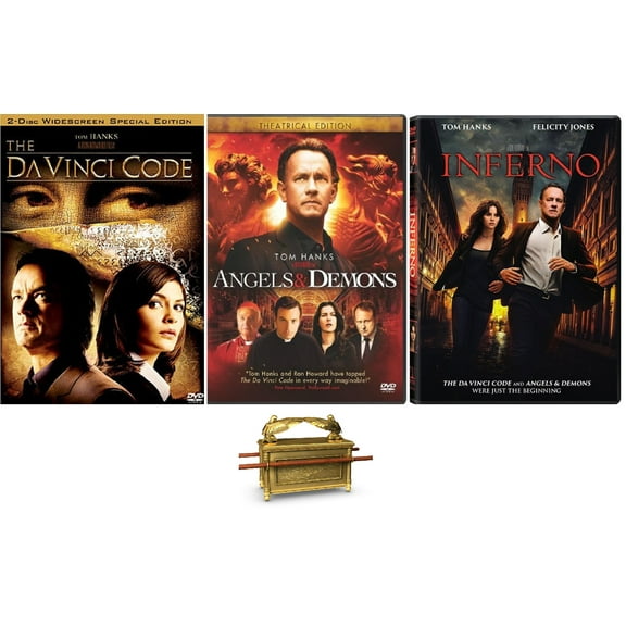 The DaVinci Code Trilogy Action Movie (DVD) Set