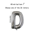 thumbnail image 3 of 1pc Alphabet Graphic Decoration Balloon, 3 of 3