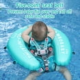 thumbnail image 6 of HECCEI Mambobaby Pool Float with Canopy Self-inflatable Swim Floats for Boys and Girls 3-24 Months, Pink, 6 of 7