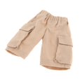 thumbnail image 3 of Figura de hombre a escala 1/12, pantalones cargo cortos, ropa informal hecha a mano para muñecas de 6 pulgadas caqui, 3 of 9