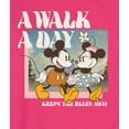 thumbnail image 2 of Disney - Mickey And Minnie A Walk A Day - Men's Crew Fleece Sweatshirt Sweatshirt, 2 of 4