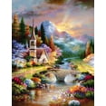 thumbnail image 2 of SUNSOUT INC - A Country Evening Service - 1000 pc Large Pieces Jigsaw Puzzle by Artist: James Lee - Finished Size 27" x 35" - MPN# 18073, 2 of 5