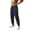 BBE53-Blue, variant on VV AVEORS Mens Sweatpants Tapered Joggers With Zipper Pocket Casual Athletic Workout Lightweight Track Pants For Running Gym Khaki L