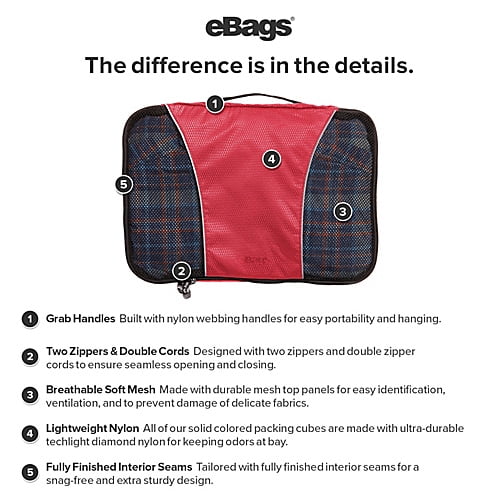ebags slim packing cubes