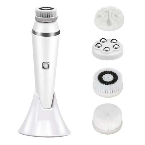 4in1 Electric Powered Facial Cleansing Brush Exfoliating Brush And