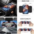 thumbnail image 5 of Yuyamidu Eagle Front Car Seat Cover Set American Flag Steering Wheel Cover Seat Belt Strap Cover Cow Print Armrest Cover Garbage Can Air Vent Pouch Rearview Mirror Cover Coasters Keychain, 12 PCS, 5 of 6