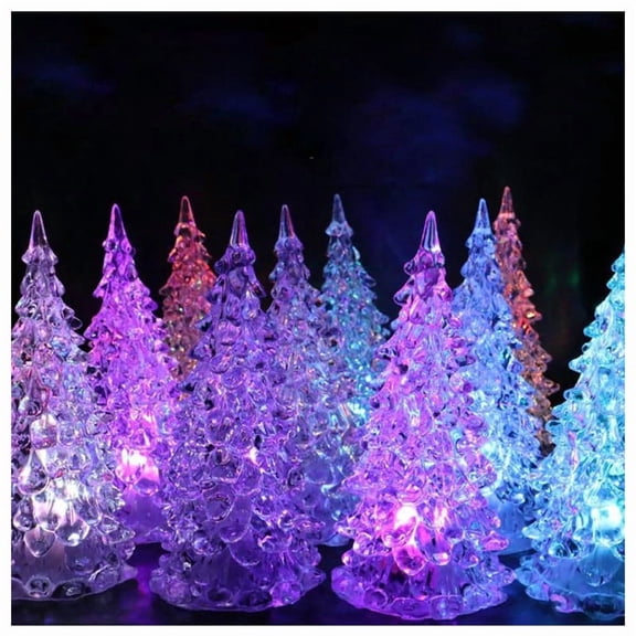 BESTSKY Miniature Christmas Tree with Led Lights Tabletop Small Christmas Tree Artificial Xmas Tree Christmas Tabletop Decor