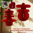 thumbnail image 5 of Red Lanterns Chinese New Year Decorations 2026 Folding Honeycomb Ball Paper Pendant Lanterns Festival Spring ﻿ Hanging, 5 of 9